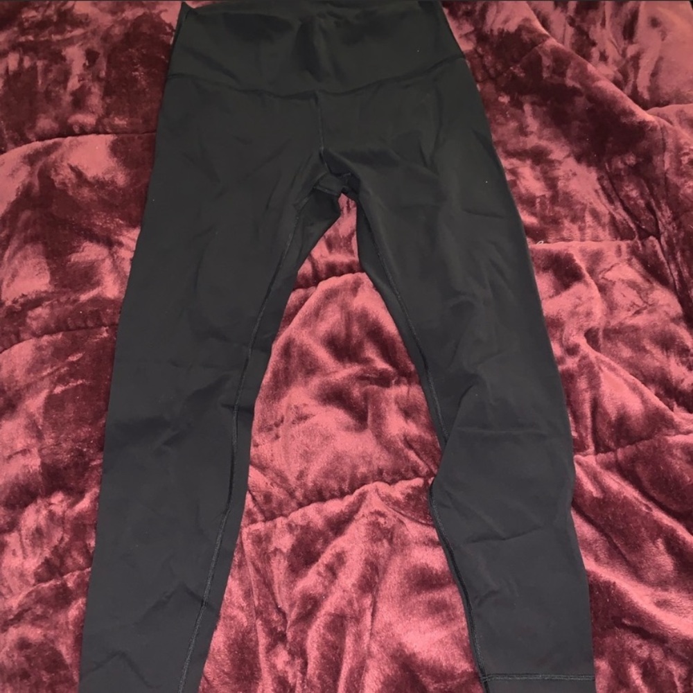 LULULEMON LEGGINGS-BLACK SIZE 12